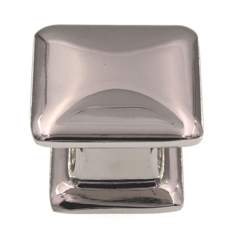 Atlas Homewares Alcott 1 1/4 Square Cabinet Knob Polished Nickel 322-PN
