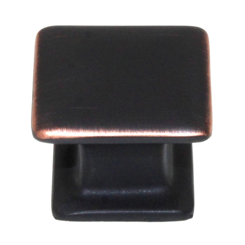 Atlas Homewares Alcott 1 1/4 Square Cabinet Knob Venetian Bronze 322-VB