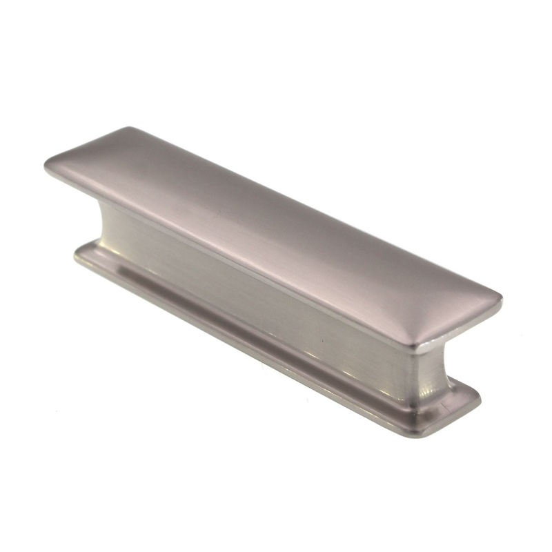 Atlas Homewares Alcott Rectangle Cabinet Bar Pull 3 Ctr Brushed Nickel 323-BRN