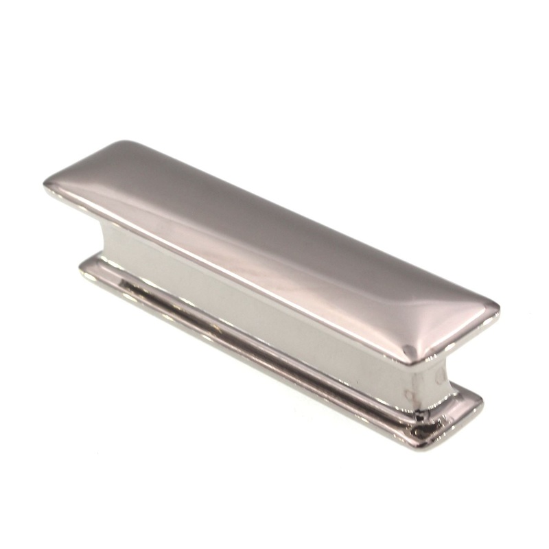 Atlas Homewares Alcott Rectangle Cabinet Bar Pull 3 Ctr Polished Nickel 323-PN