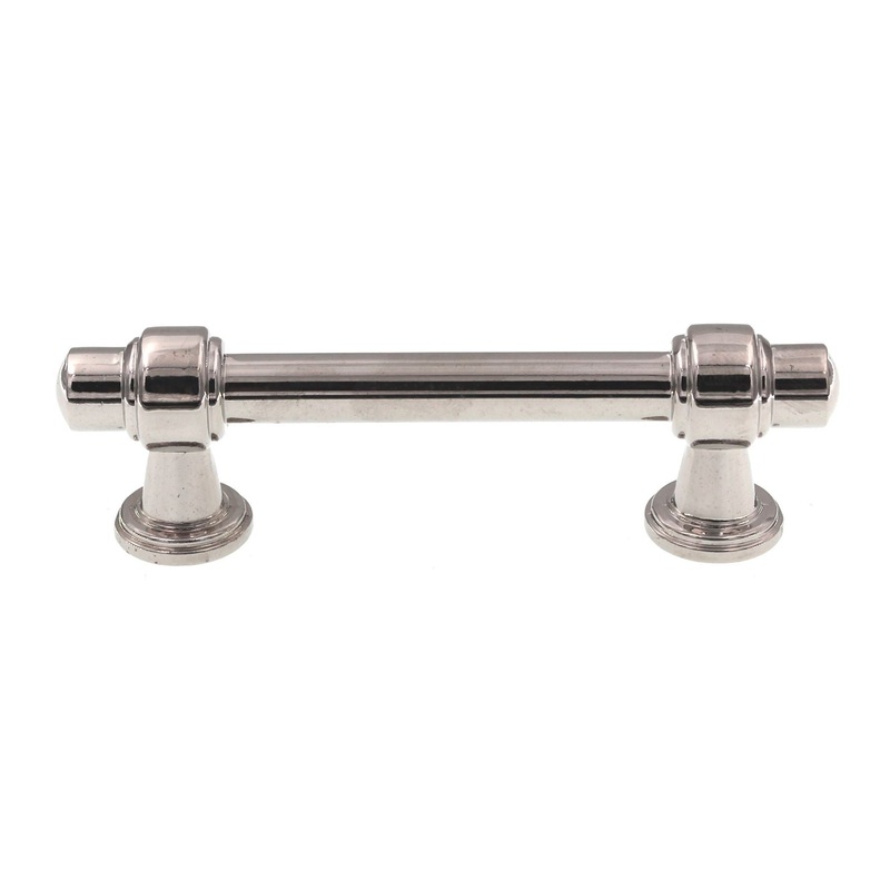 Atlas Homewares Bronte Cabinet Bar Pull 3 Ctr Polished Nickel 314-PN