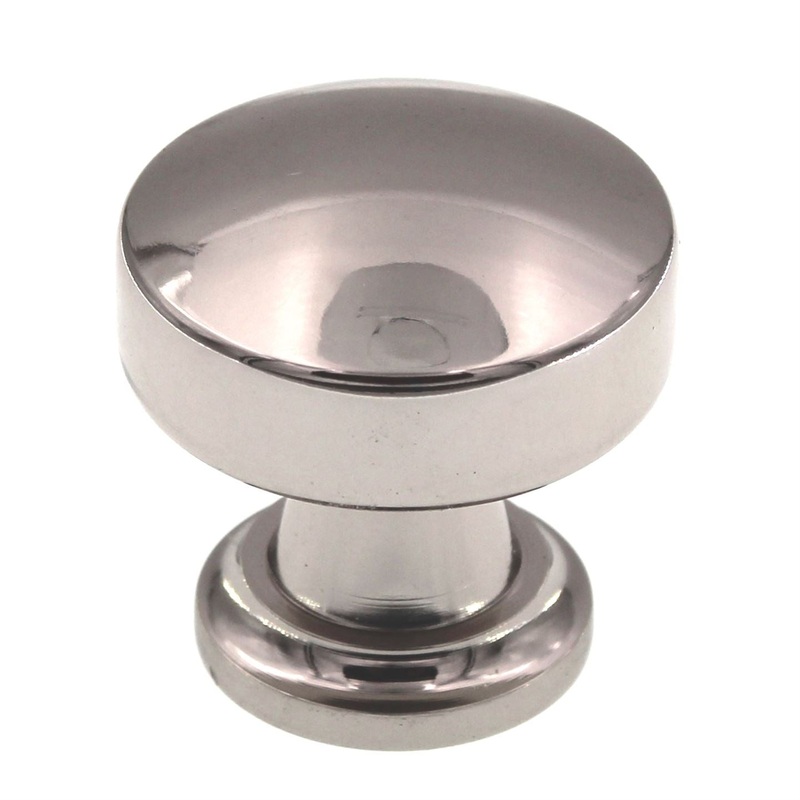 Atlas Homewares Browning 1 1/4 Round Cabinet Knob Polished Nickel 325-PN