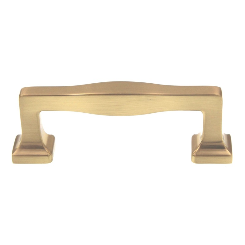 Atlas Homewares Kate Cabinet Arch Pull 3 Ctr Warm Brass A202-WB