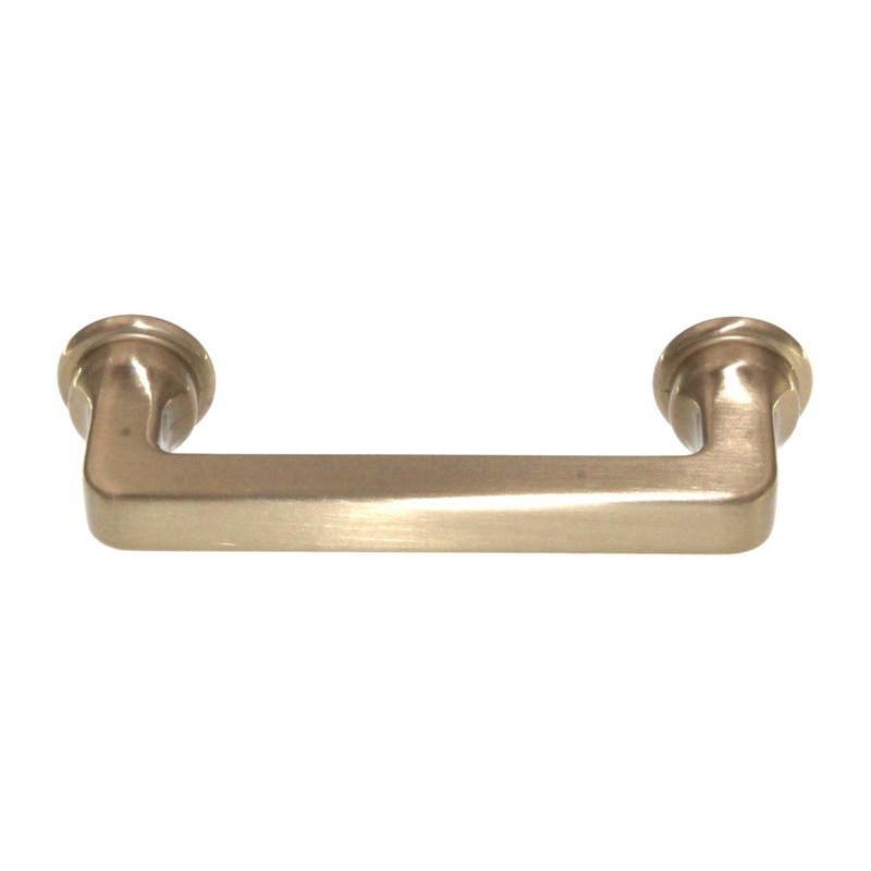 Atlas Homewares Oskar Cabinet Arch Pull 3 Ctr Warm Brass A101-WB