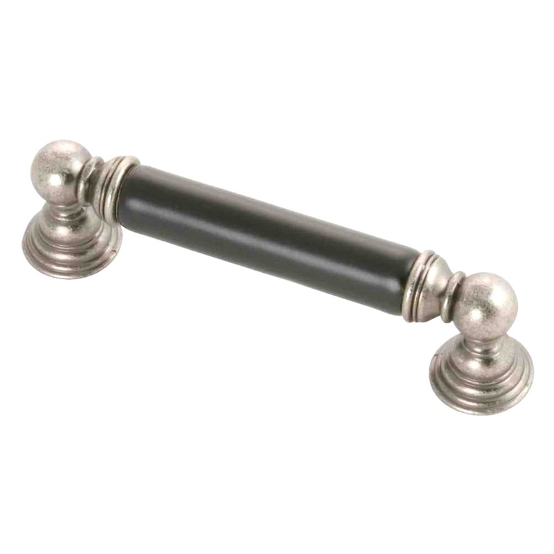 Hickory Hardware Gaslight P3413-BNVB Black Nickel Vibed 3 3/4cc Cabinet Handle