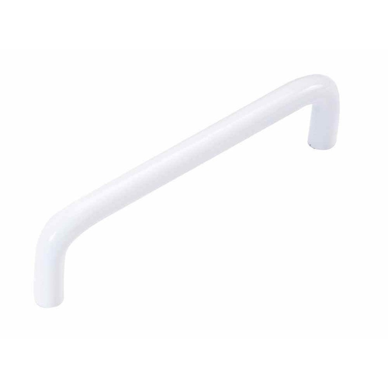 Hickory Hardware White 3 3/4 (96mm)cc Cabinet, Drawer Wire Pull Handle PW396-W