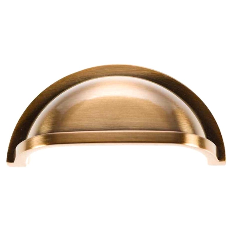 Hickory Hardware Williamsburg P3055-SRG Satin Rose Gold 3 inch CTC Cup Pull