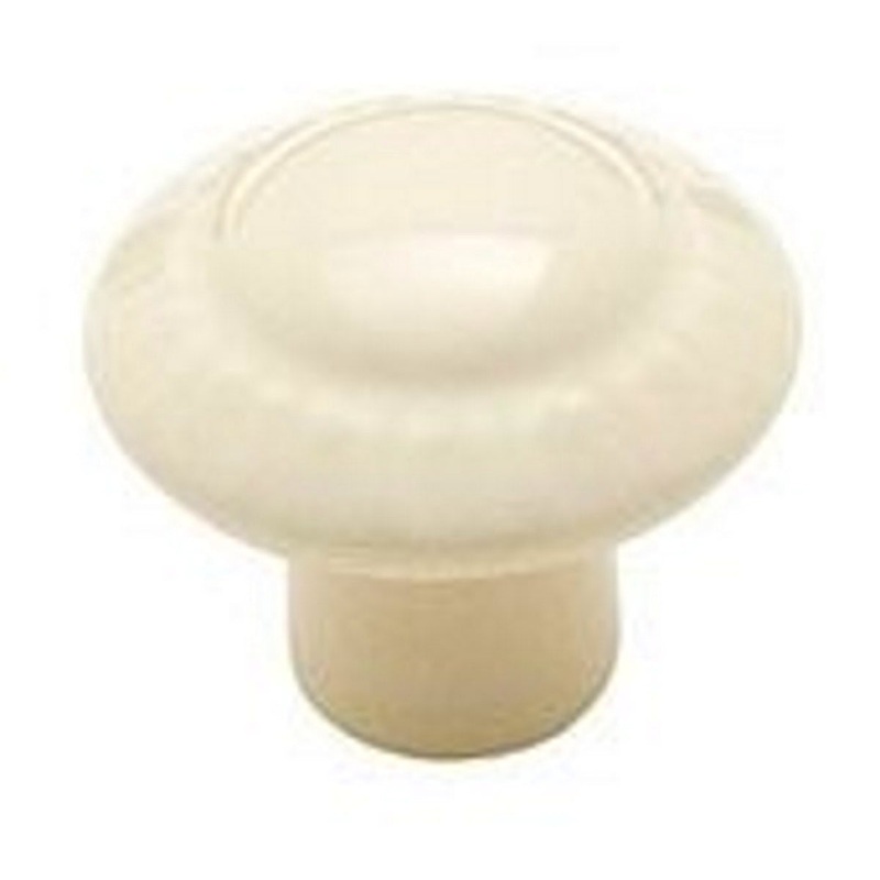 Amerock BP1322-A Almond Colour Washed Ceramic 1 3/8 Mushroom Cabinet Knobs