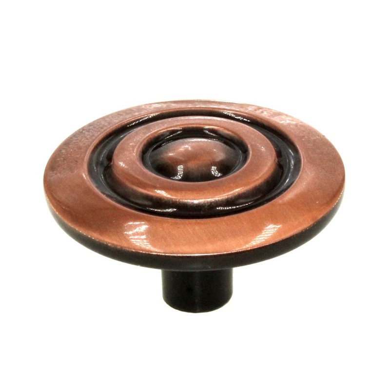 Amerock BP3433-AC Antique Copper Classic Accents 1 1/2 Cabinet Knob Pull