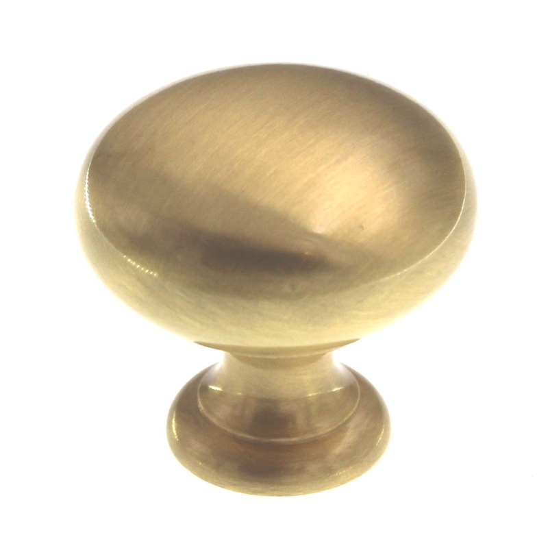 Amerock Brass Classics Brushed Brass 1 1/4 Hollow Cabinet Knob BP1950H-BRB