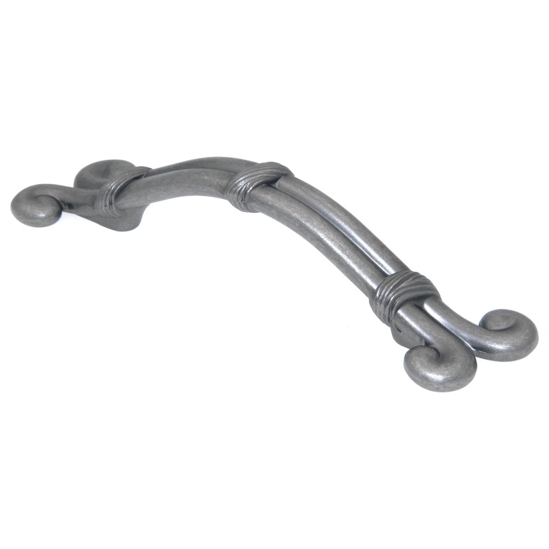 Amerock Cyprus Weathered Nickel 3 Center to Center Knot Cabinet Handle Pull BP19251WN
