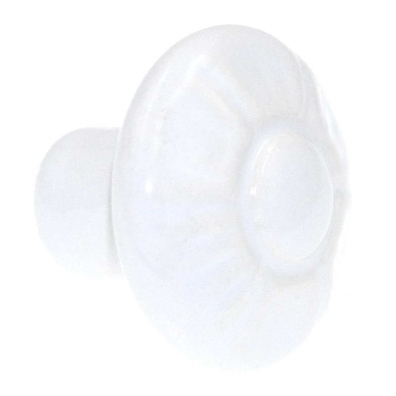 Amerock Hardware BP1320-W White 1 3/8 Ceramic Cabinet Knob Pull