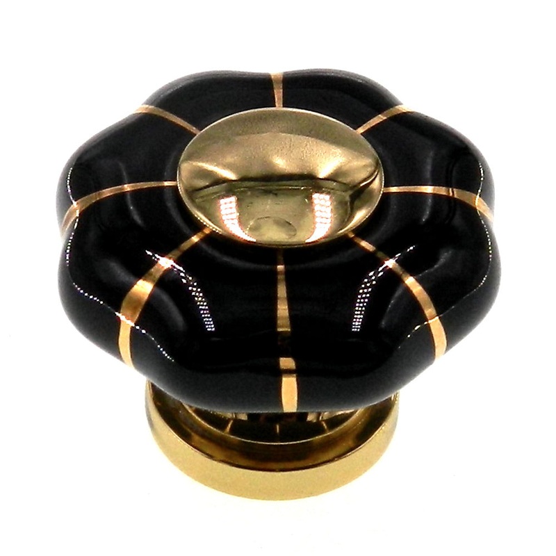 Amerock Hardware BP4259-BNB Black Nickel on Solid Brass 1 1/4 Cabinet Knob Pull