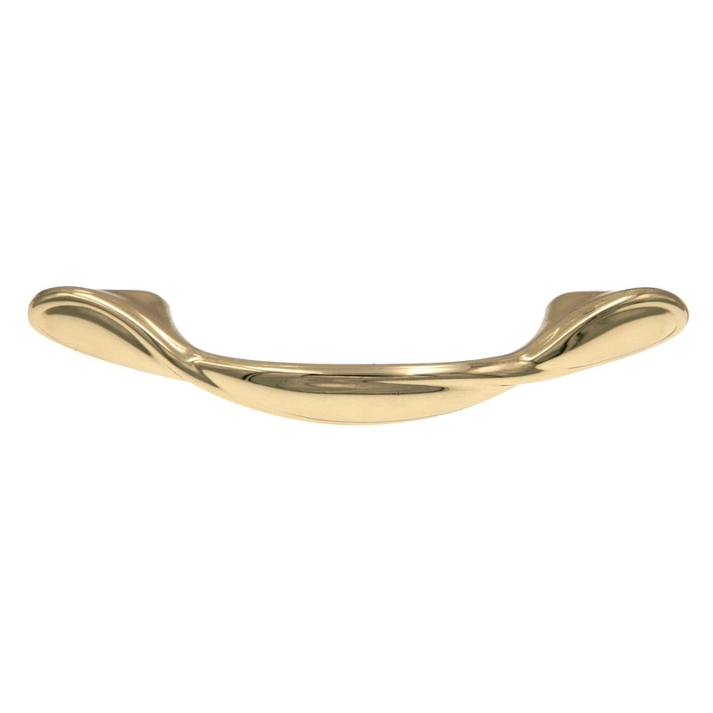 Amerock Reflections Polished Brass Decorative 3cc Arch Handle Pull BP1384-3