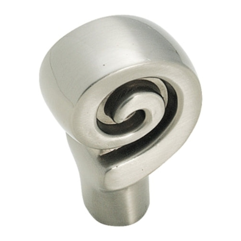 Amerock Swirl’Z Satin Nickel Novelty Swirl 1 1/8 Cabinet Knob BP9339-G10