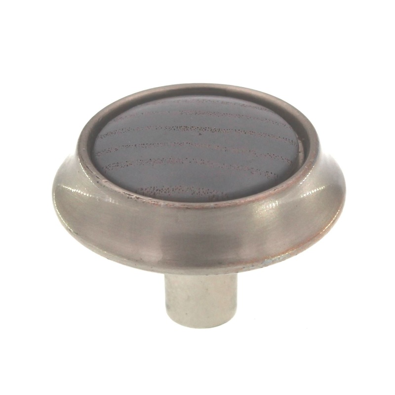 Amerock Tribute 1 1/4 Round Cabinet Knob Sterling Nickel Gray BP651-G9G