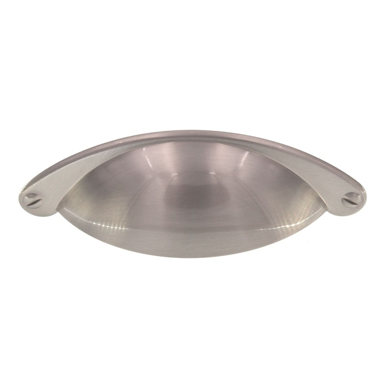Top Knobs Asbury Arendal Cup Pull 2 1/2 (64mm) Ctr Brushed Satin Nickel M400