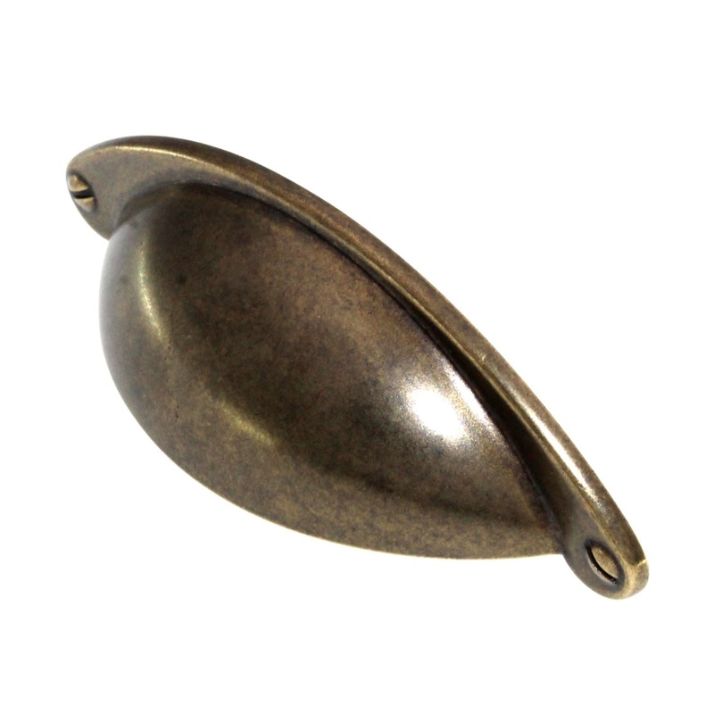 Top Knobs Asbury Arendal Drawer Cup Pull 2 1/2 (64mm) Ctr German Bronze M495