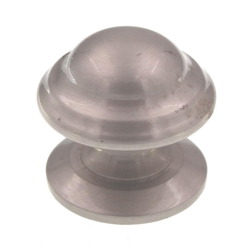 Top Knobs Asbury Empress 1 3/8 Round Cabinet Knob Brushed Satin Nickel M1323