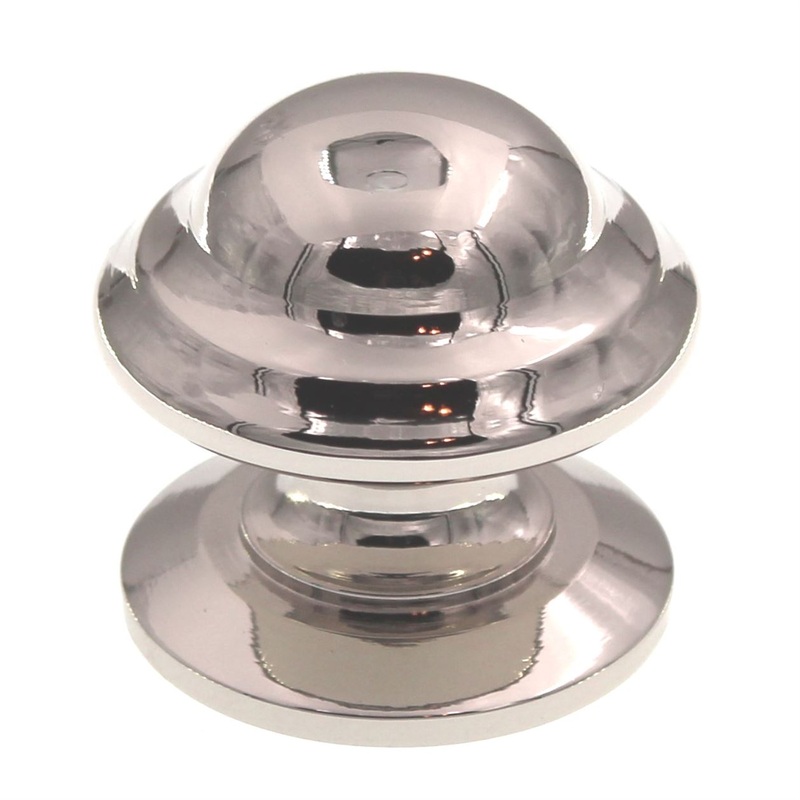 Top Knobs Asbury Empress 1 3/8 Round Cabinet Knob Polished Nickel M1324