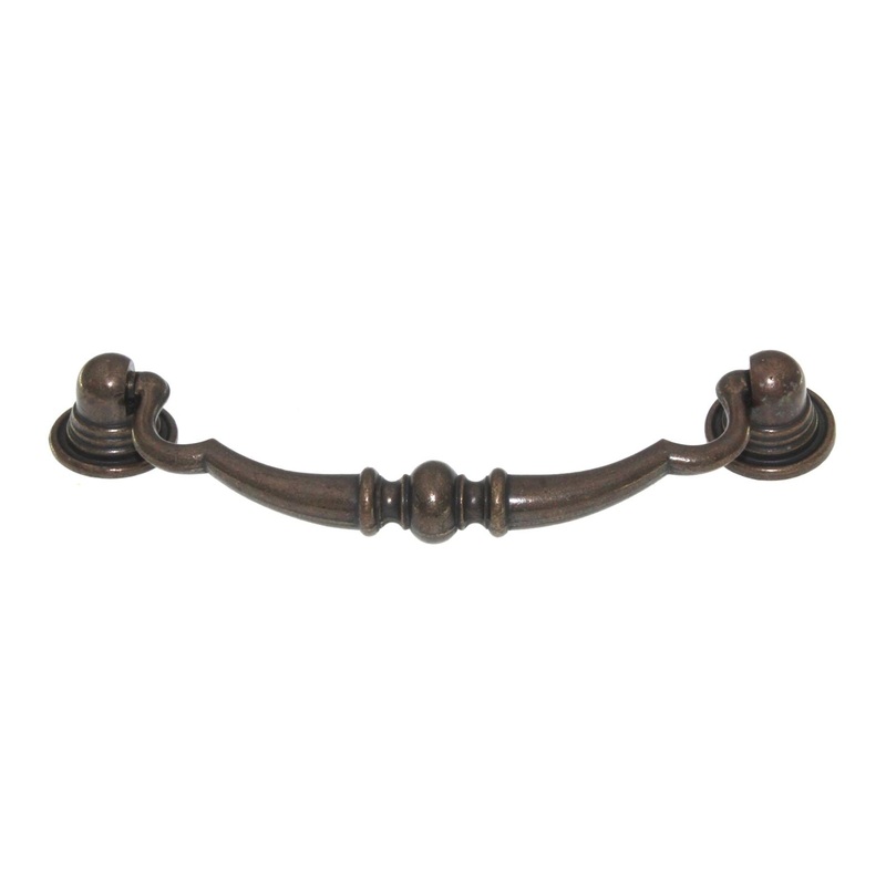 Top Knobs Britannia Oxford Drawer Bail Pull 3 3/4 (96mm) Ctr German Bronze M1