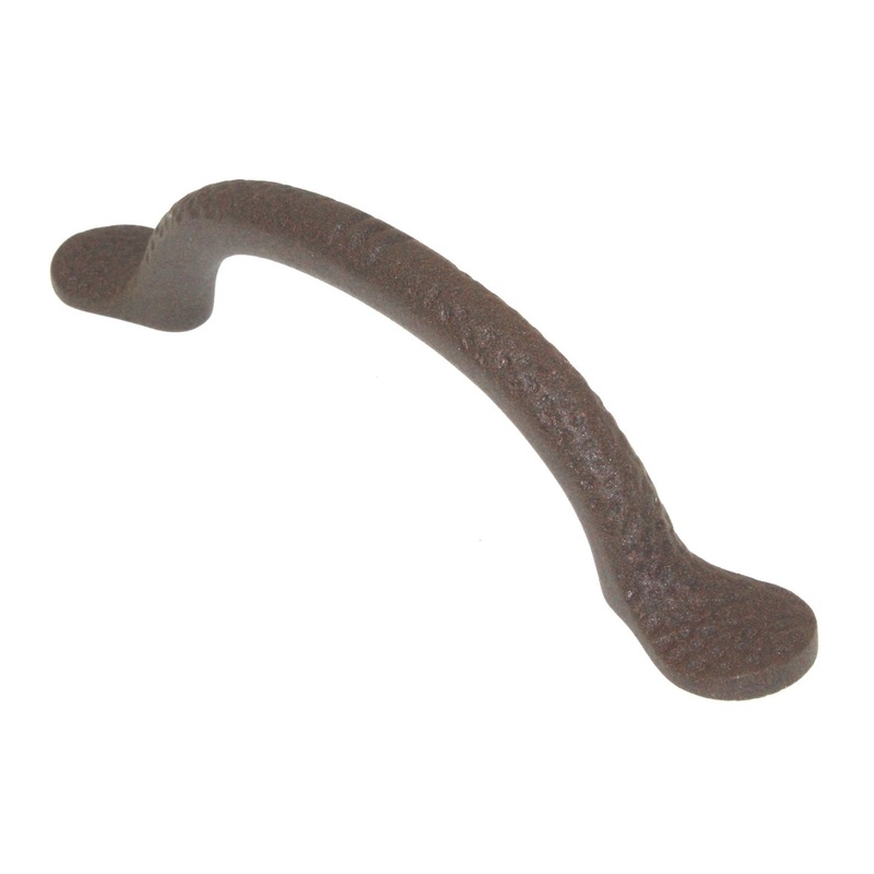 Top Knobs Britannia Warwick Cabinet Arch Pull 3 3/4 (96mm) Ctr Rust M40