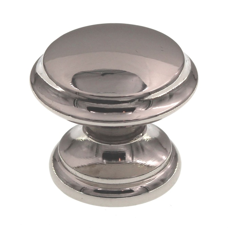 Top Knobs Dakota Flat Top 1 3/8 Round Cabinet Knob Polished Nickel M1304
