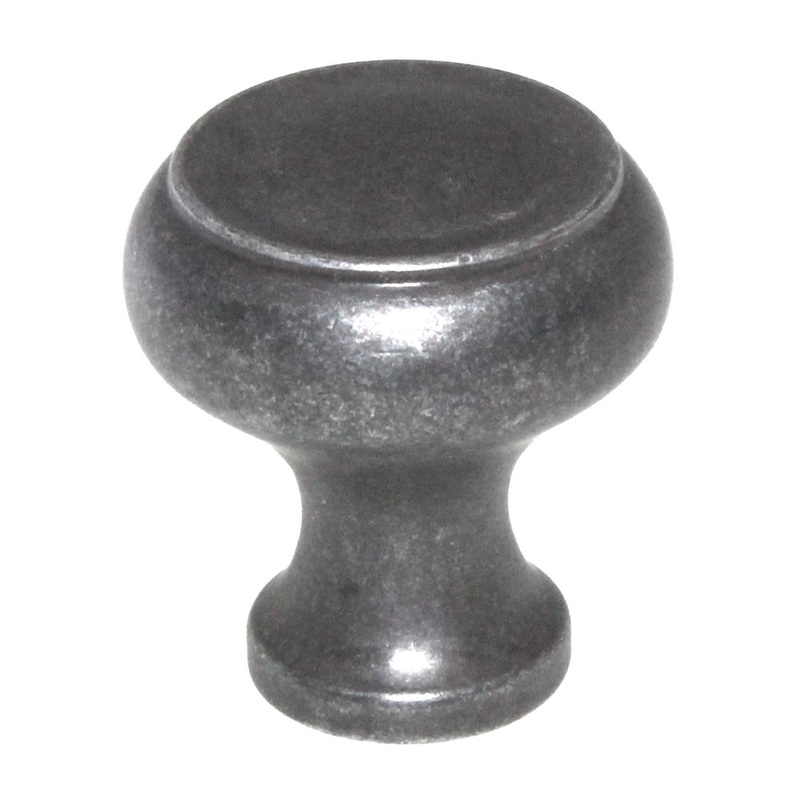 Top Knobs Normandy 1 1/8 Round Cabinet Knob Pewter M607