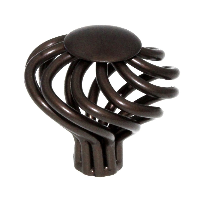 Top Knobs Normandy Flower Twist 1 1/2 Birdcage Knob Oil-Rubbed Bronze M776