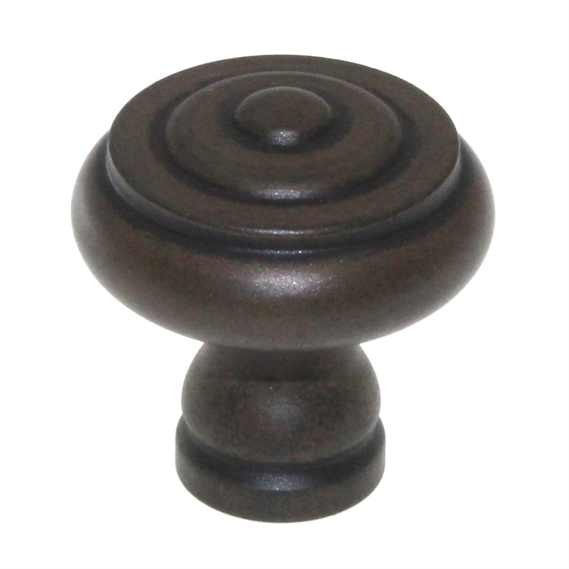 Top Knobs Normandy Step 1 1/8 Round Cabinet Knob Patina Rouge M603