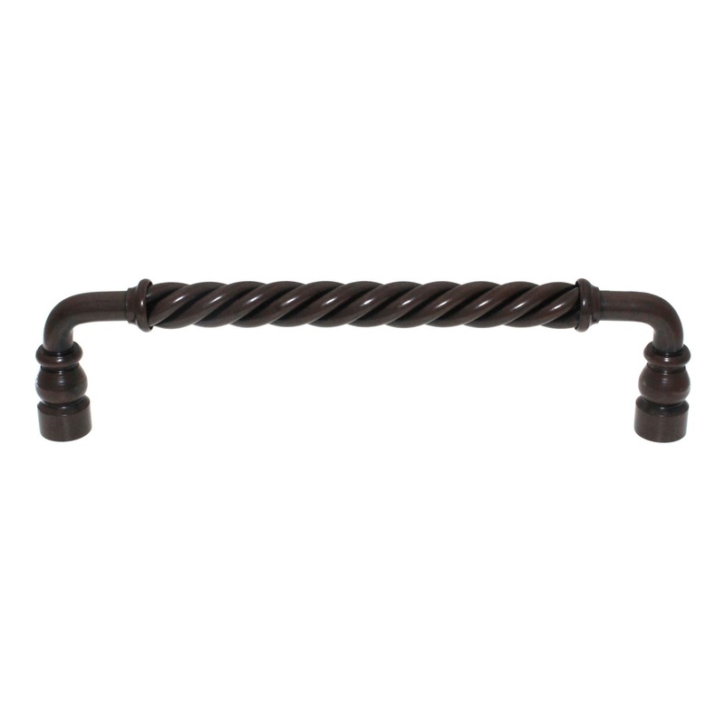 Top Knobs Normandy Twisted Cabinet Bar Pull 8 Ctr Patina Rouge M672
