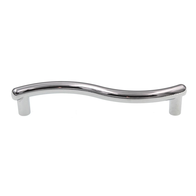Top Knobs Nouveau Spiral Cabinet Bar Pull 3 3/4 (96mm) Ctr Polished Chrome M510