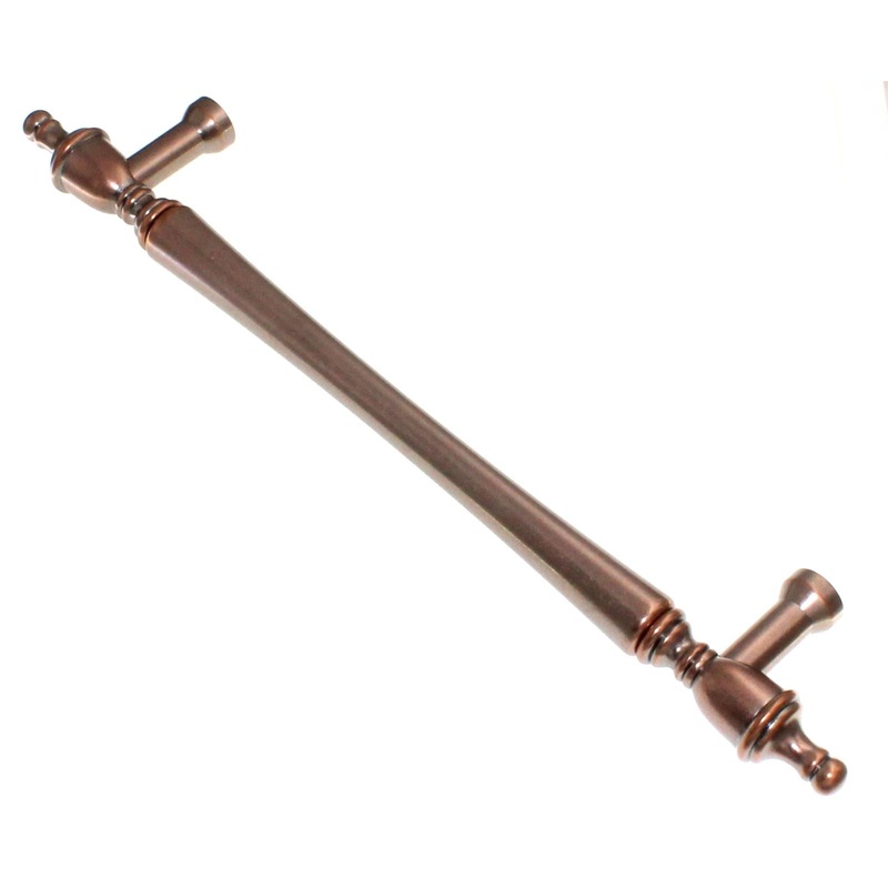 Top Knobs Somerset Finial Cabinet Appliance Pull 12 Ctr Antique Copper M821-12