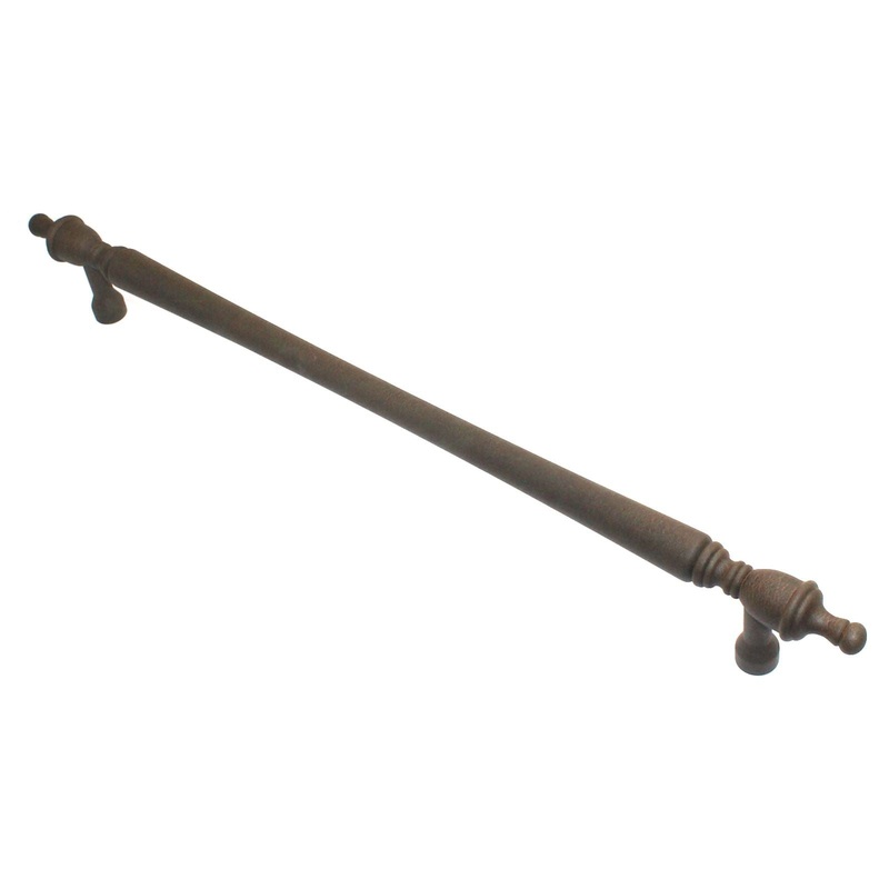 Top Knobs Somerset Finial Cabinet Appliance Pull 18 Ctr Rust M820-18