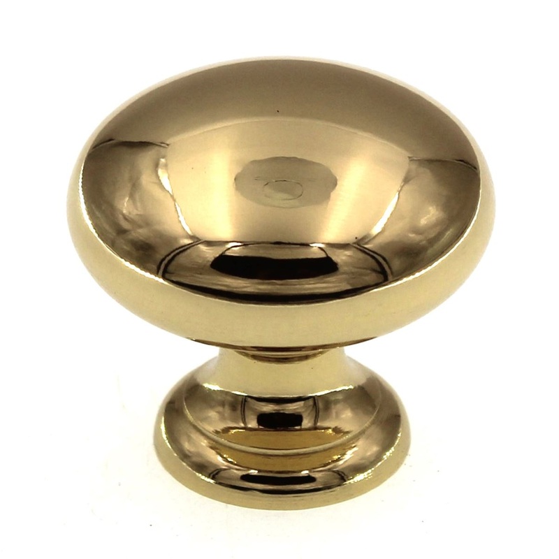 Top Knobs Somerset Mushroom 1 1/4 Round Cabinet Knob Polished Brass M279