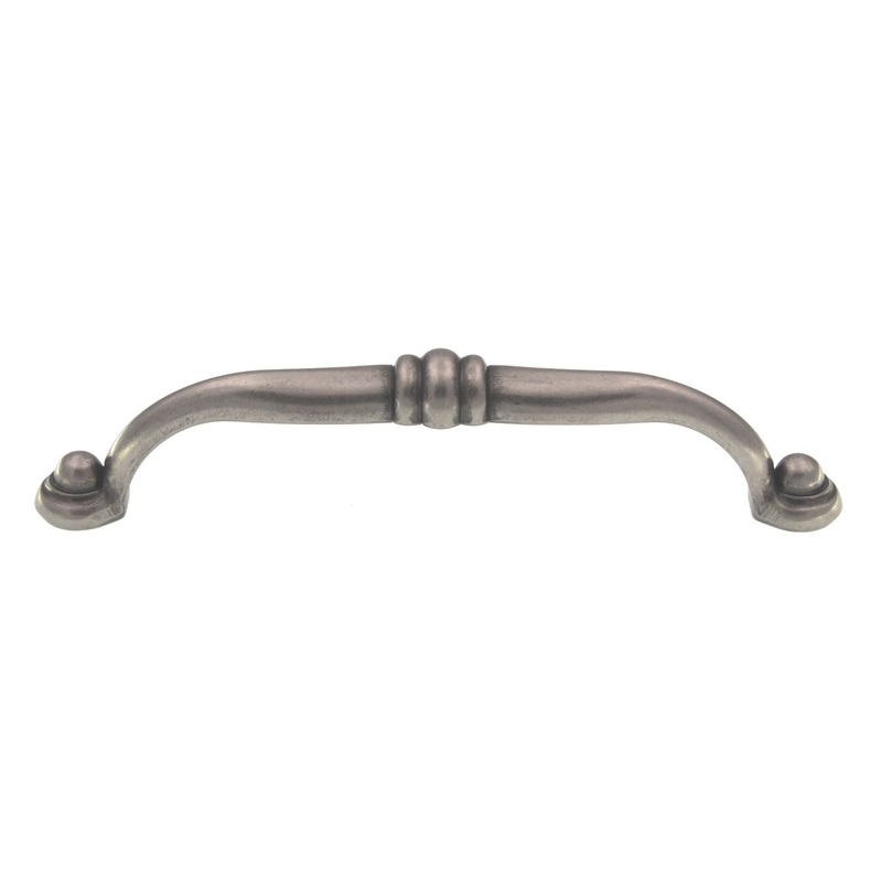 Top Knobs Somerset Voss Cabinet Arch Pull 5 (128mm) Ctr Pewter Antique M479