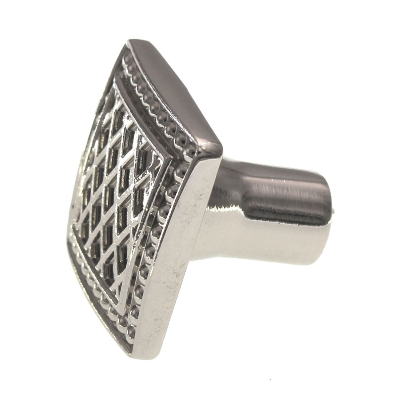 Top Knobs Trevi Square 1 1/4 Cabinet Knob Polished Nickel TK174PN