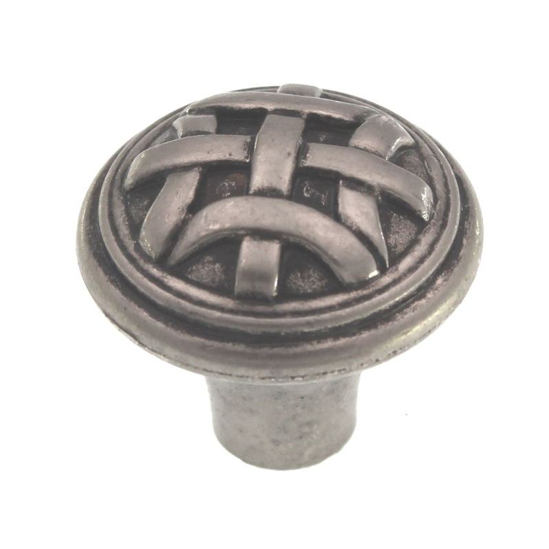 Top Knobs Tuscany Celtic 1 Round Cabinet Knob Pewter Antique M163