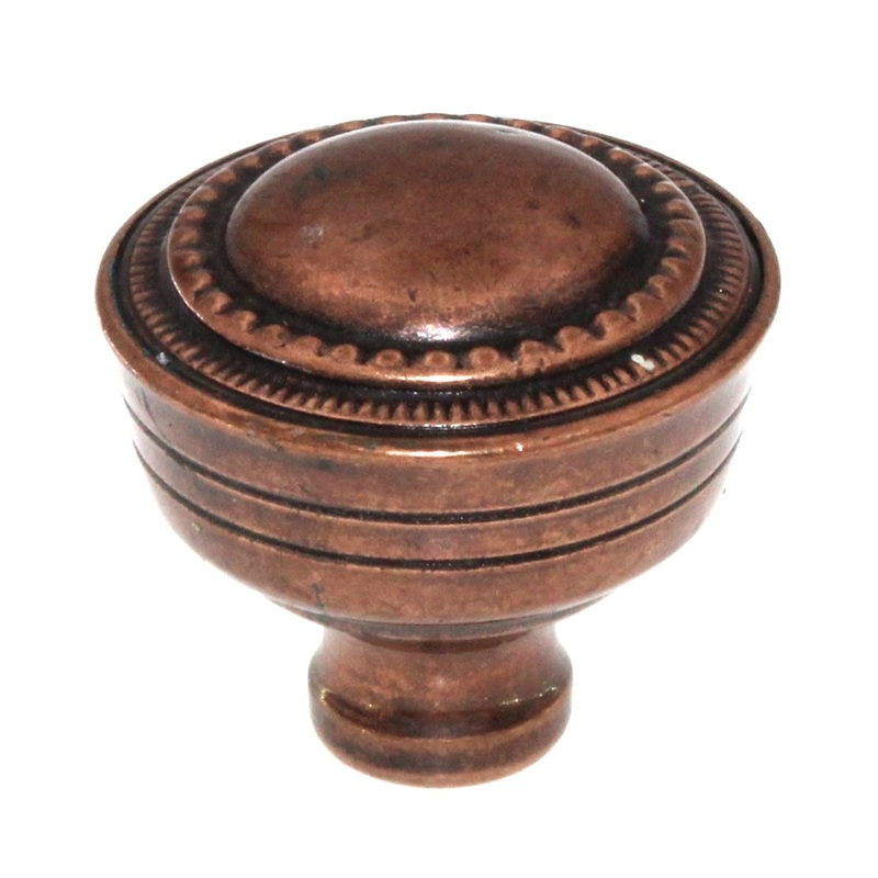 Top Knobs Tuscany Contessa 1 1/4 Round Cabinet Knob Old English Copper M201