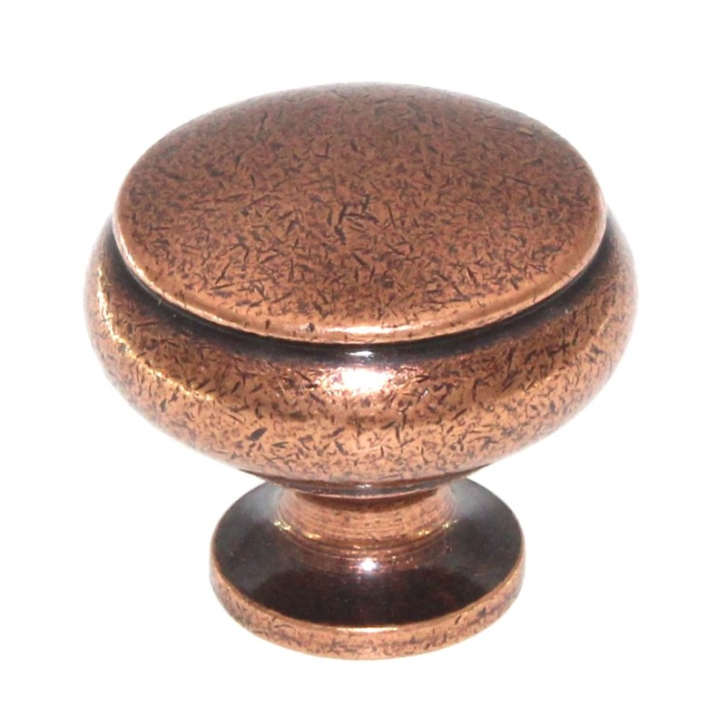 Top Knobs Tuscany Cumberland 1 1/4 Round Cabinet Knob Old English Copper M209