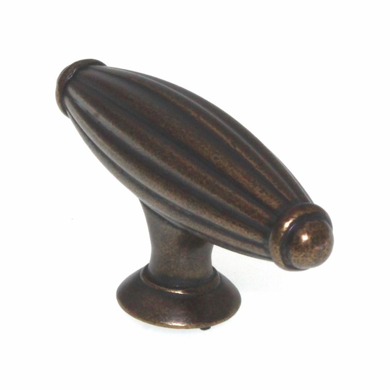 Top Knobs Tuscany T-Handle 2 5/8 Cabinet T Knob German Bronze M150