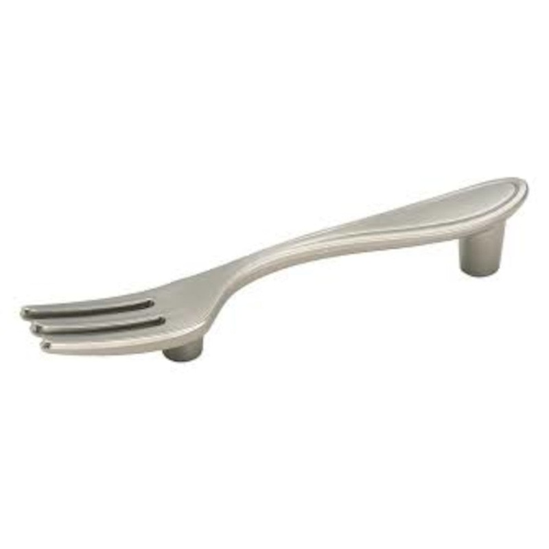 Amerock BP9332-G10 Satin Nickel 3cc Fork Cabinet Bar Pull Handle Utensil’Z