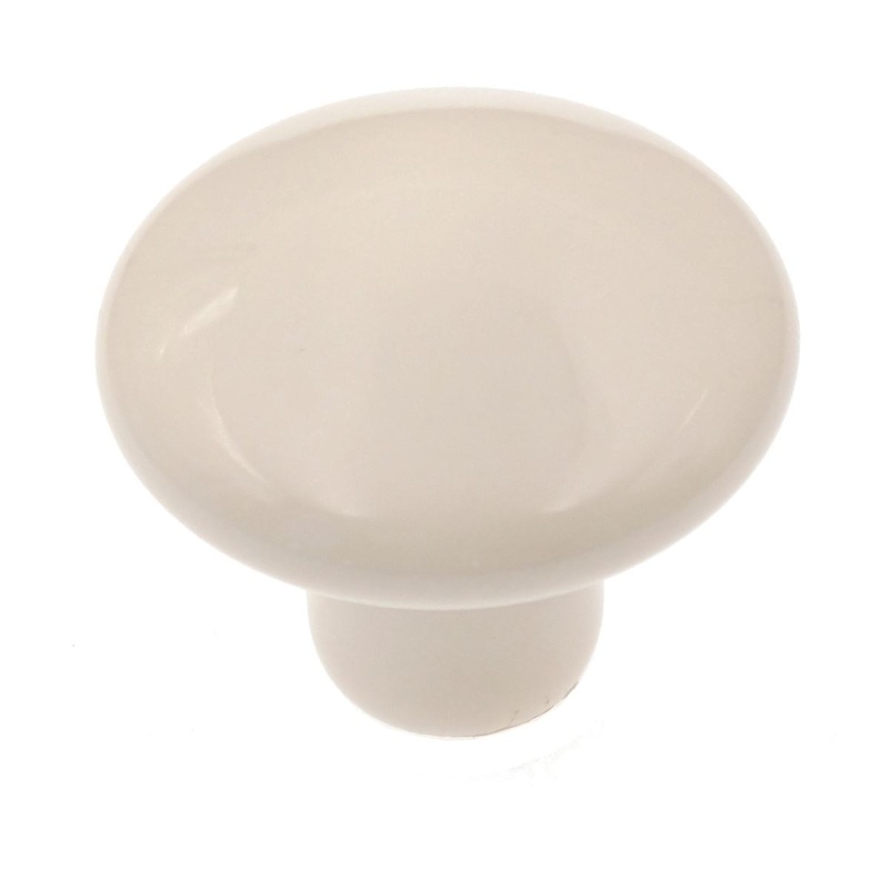 Amerock Hardware BP725A-AM Almond 1 3/8 Round Ceramic Cabinet Knob Pulls