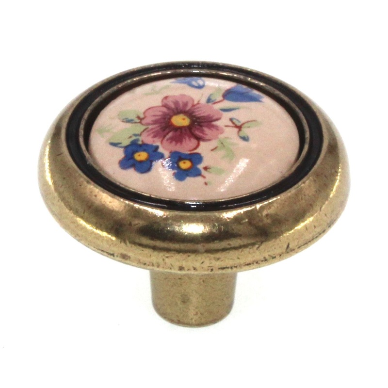 Amerock Hardware BP76244-FALB Royal Family 1 1/4 Cabinet Knob w/Ceramic Center