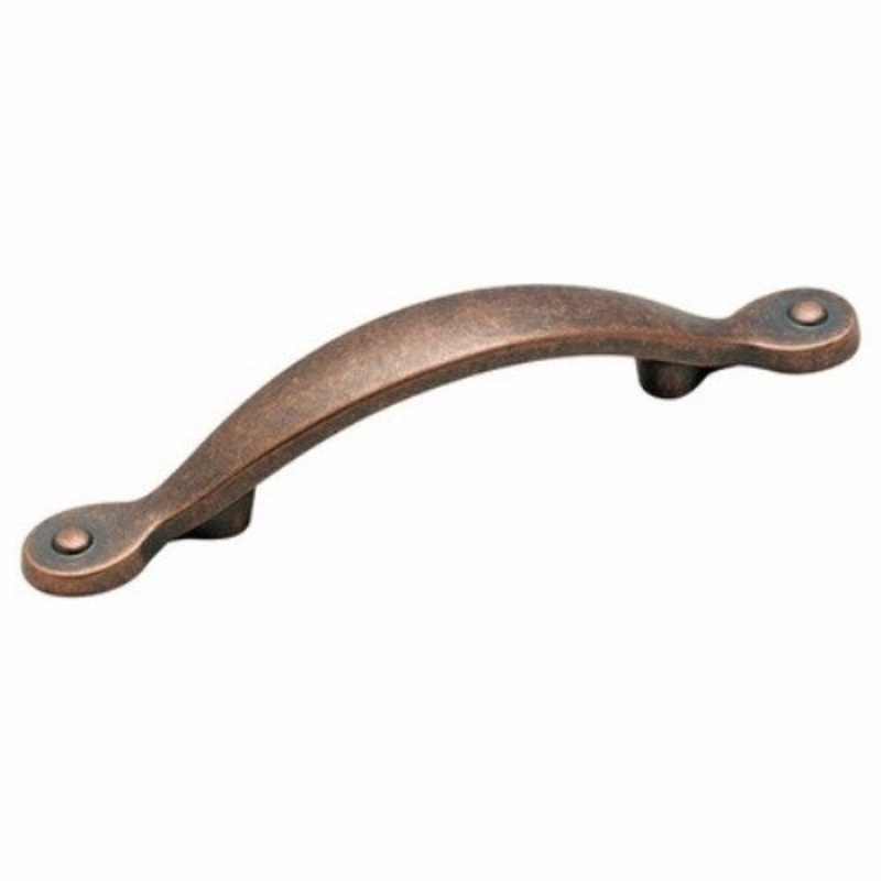Amerock Inspirations BP1590-WC Weathered Copper 3 Cabinet Handle Pull
