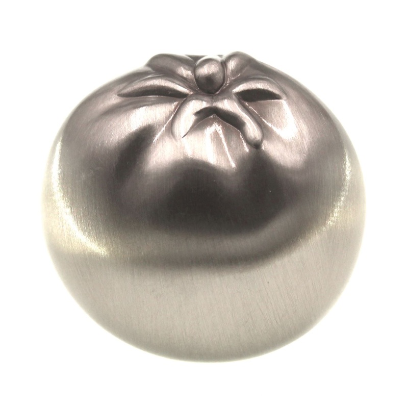 Amerock Veggie’Z 1 3/8 Satin Nickel Tomato Cabinet Knob Pull BP9333-G10