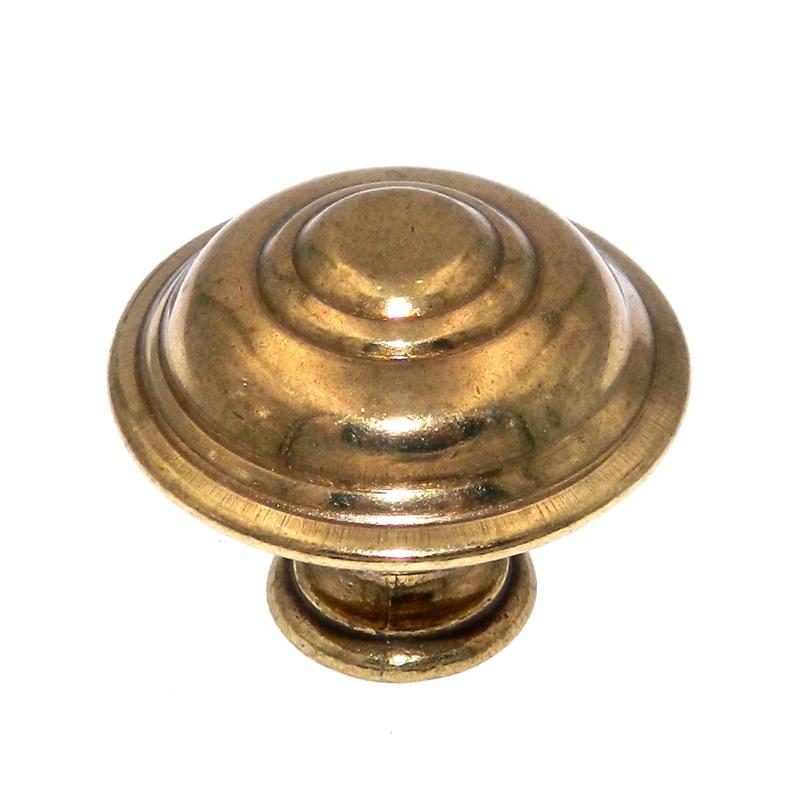 Belwith Manor House Lancaster Hand Polished Brass 1 1/4 Cabinet Knob P8103-LP