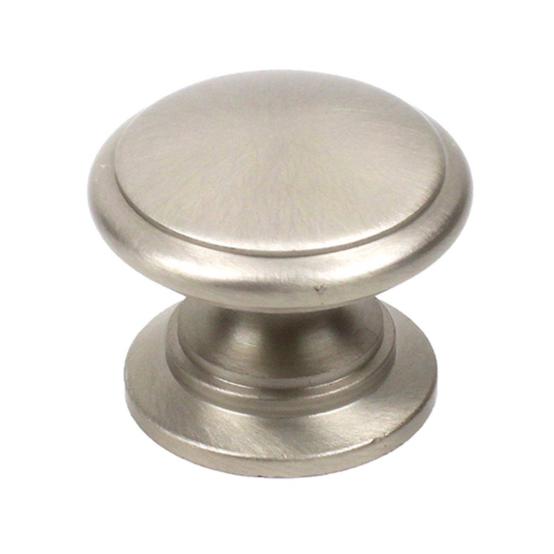 Century Plymouth 12816-DSN Dull Satin Nickel 1 1/4 Solid Brass Cabinet Knob