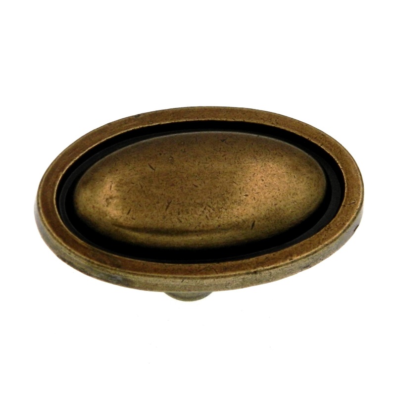 Hickory Hardware Manor House 1 1/2 Lancaster Hand Polished Brass Cabinet Knob P405-LP