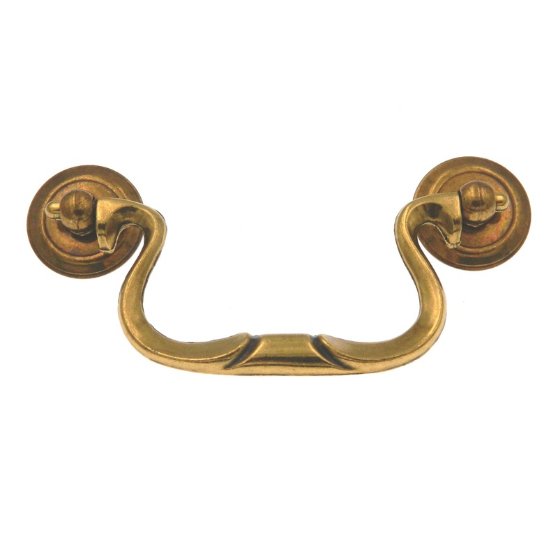 Hickory Hardware Manor House P8079-LP Lancaster Brass 3 3/4 cc Drawer Bail Pull